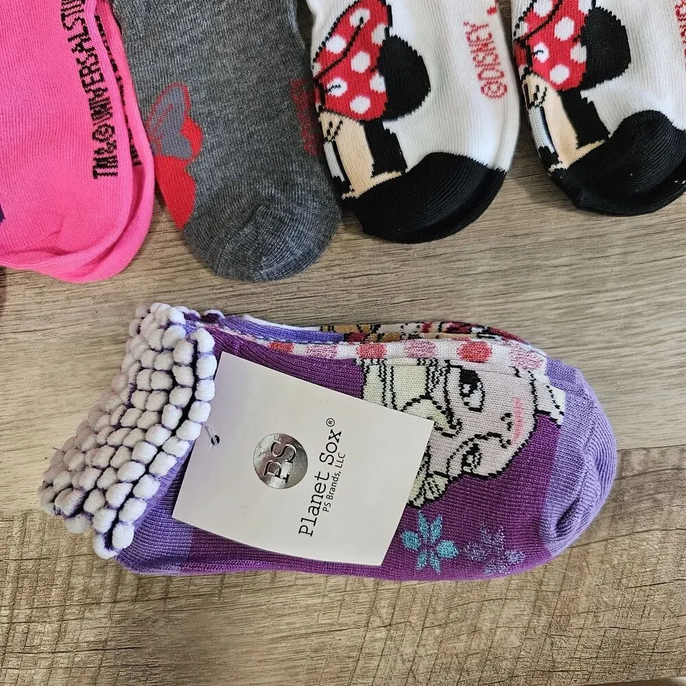 Girl Socks *SAMPLES* 20 Pairs Size 6-8 years Disney Frozen Minnie Inside Out